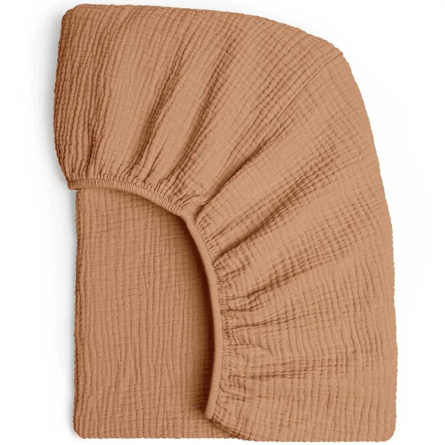 Soft Breathable Muslin Cotton Crib Bed Fitted Sheet