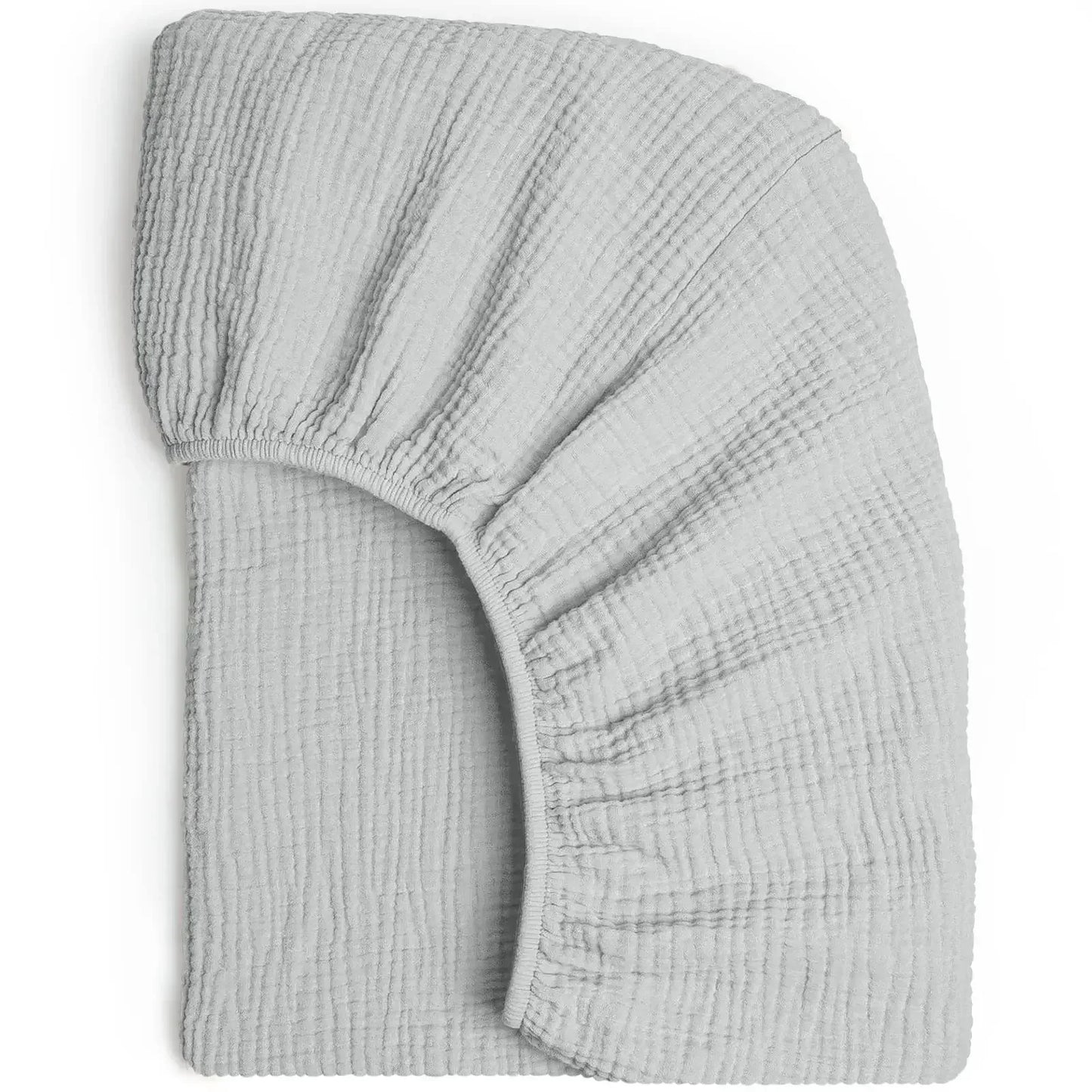 Soft Breathable Muslin Cotton Crib Bed Fitted Sheet