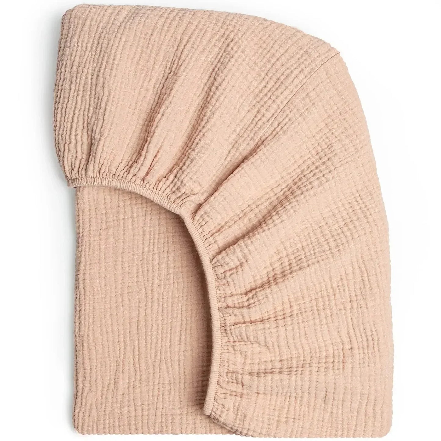 Soft Breathable Muslin Cotton Crib Bed Fitted Sheet