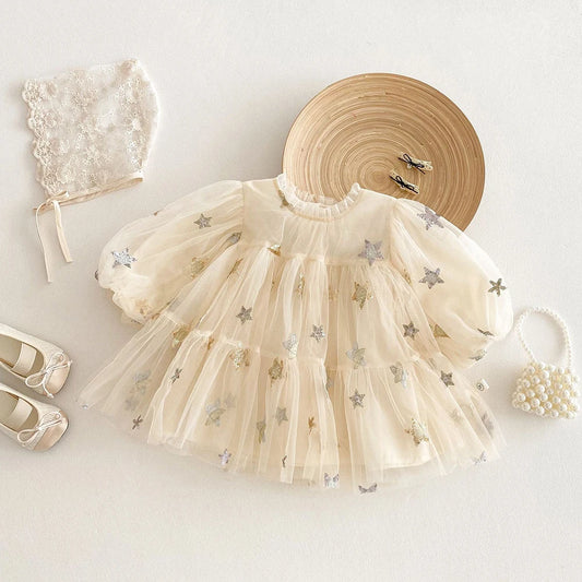 Star Mesh Dress