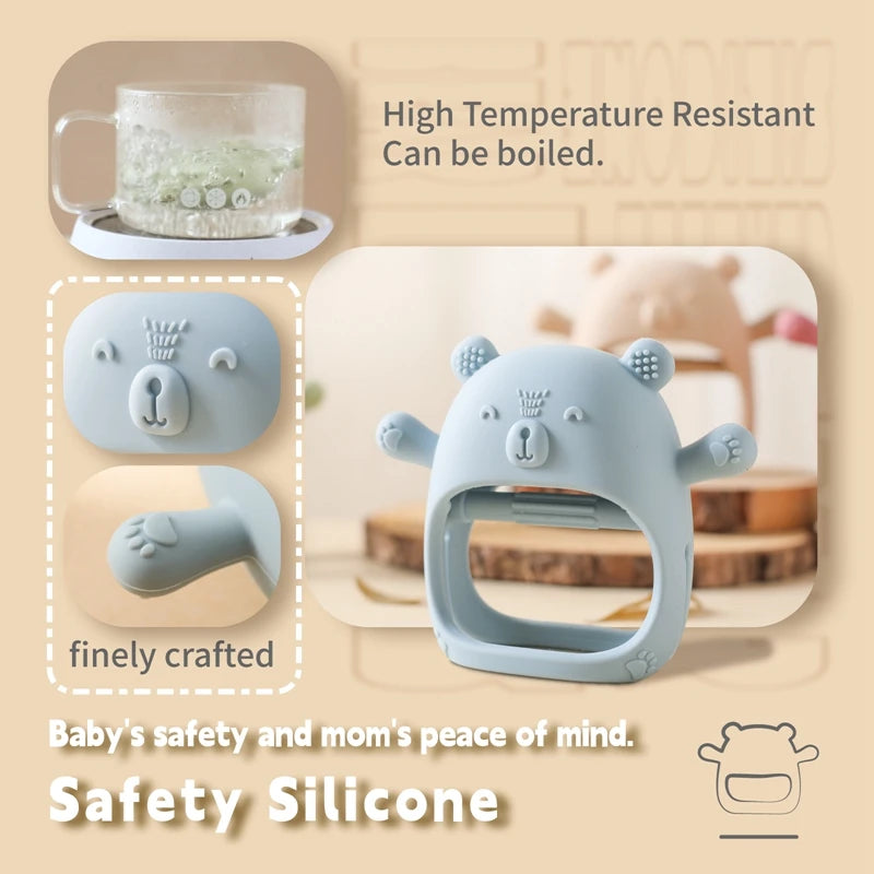 BPA Free Bear Baby Teether BPA Free